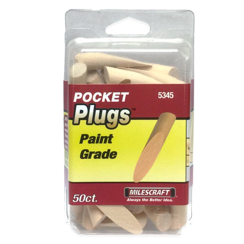 Milescraft 53450003 3/8" PocketPlugs - Includes 50 plugs - Image 1